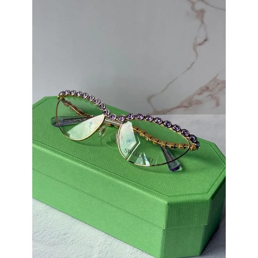 Swarovski SK1030 Crystal Cat Eye Eyeglasses Frames